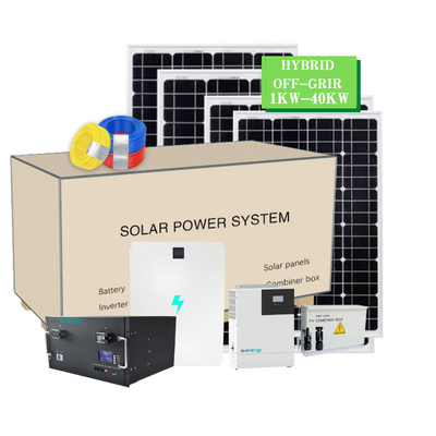 Multiscene Hybrid Solar System Ultraportable 5KW 10KW 20KW สำหรับ Home