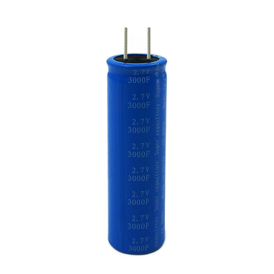 บ้าน พลังงานแสงอาทิตย์ Super Capacitor แบตเตอรี่ 2.7V 3000F แบบพกพา Radial Type