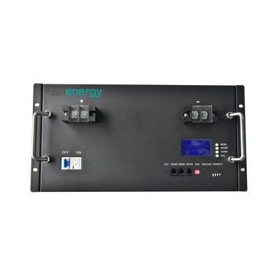5.12Kwh BMS LiFePO4 แบตเตอรี่ลิเธียมแบบพกพาสำหรับการจัดเก็บพลังงานแสงอาทิตย์