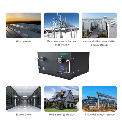 แบตเตอรี่ลิเธียมฟอสเฟต LiFePO4 ชาร์จใหม่ได้พร้อมไฟ LED