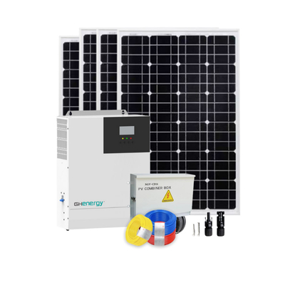 แผงโซลาร์เซลล์ขนาด 3KW-20KW และ Powerwall พร้อมแบตเตอรี่ลิเธียม