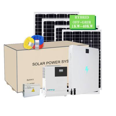 ระบบพลังงานแสงอาทิตย์ภายในบ้าน Gonghe PID, ระบบพลังงานแสงอาทิตย์ที่อยู่อาศัย 120V
