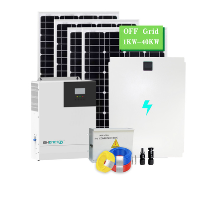 ระบบพลังงานแสงอาทิตย์ภายในบ้าน Gonghe PID, ระบบพลังงานแสงอาทิตย์ที่อยู่อาศัย 120V