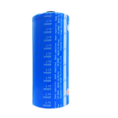 28A 60WH Supercapacitor Cell Bank อเนกประสงค์ 2.7 โวลต์ 100000 Farad