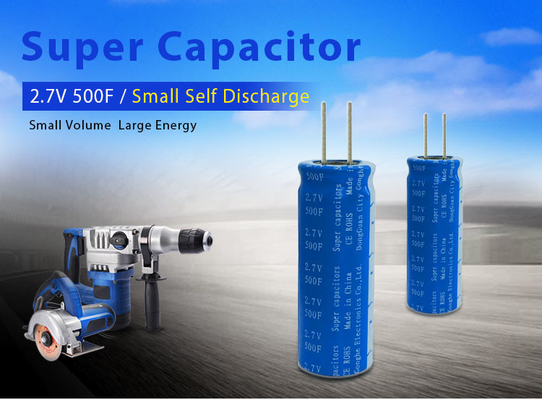 Electrolytic Supercapacitor Cell 2.7volt 500farad Graphene วัสดุ