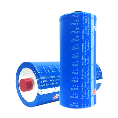 ความหนาแน่นสูง 100000 Farad ของเล่นอิเล็กทรอนิกส์ Ultra Capacitor Battery 2.7v 100000f