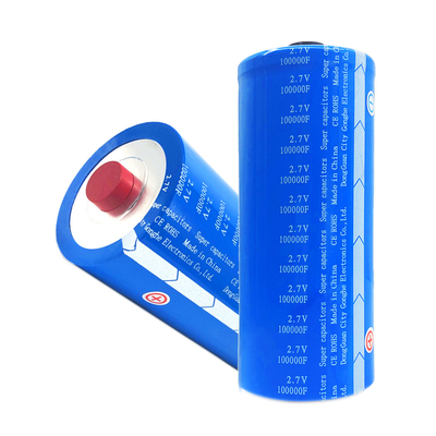 ความหนาแน่นสูง 100000 Farad ของเล่นอิเล็กทรอนิกส์ Ultra Capacitor Battery 2.7v 100000f