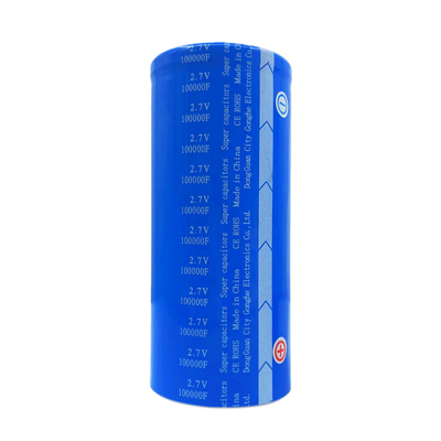 2.7V100000F Super Capacitor Battery แบบชาร์จไฟได้ทรงกระบอก Type