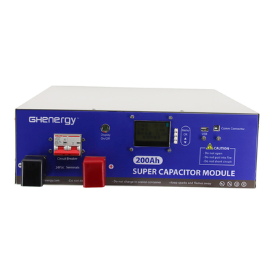 ธนาคารโมดูล Super Capacitor ขนาด 200AH 48V สำหรับระบบจัดเก็บพลังงานแสงอาทิตย์