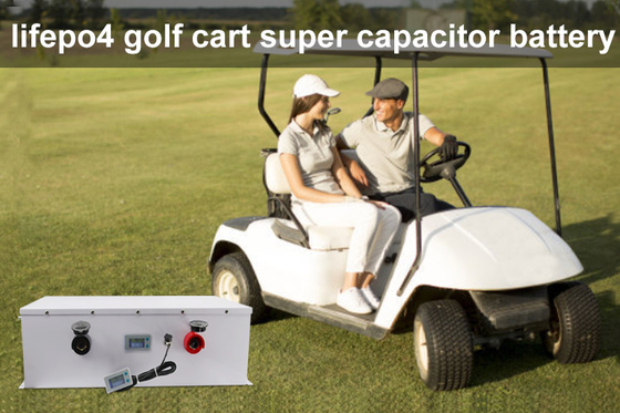 Super Capacitor Bank 48v 5250wh แบตเตอรี่รถกอล์ฟอายุการใช้งานยาวนาน