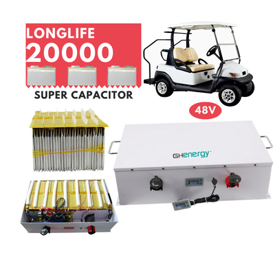 รถกอล์ฟ Super Capacitor Battery 48V 1050WH Graphene Capacitor Pack