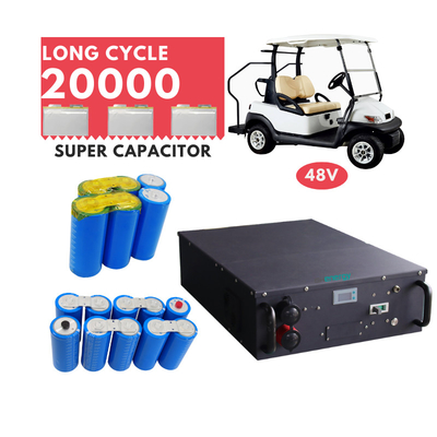 Graphene Super Capacitor Battery 48v 3900wh สำหรับรถกอล์ฟและรถกอล์ฟไฟฟ้า