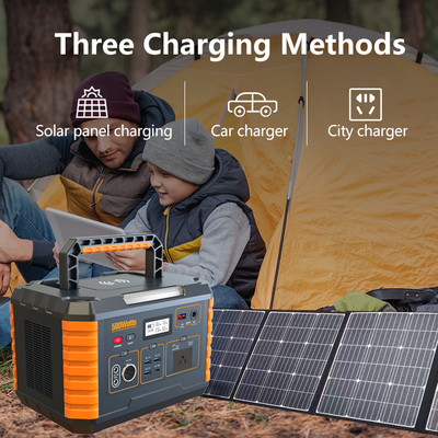 110V 7Kg สถานีไฟฟ้าฉุกเฉินแบบพกพา, แหล่งจ่ายไฟพลังงานแสงอาทิตย์สำหรับตั้งแคมป์