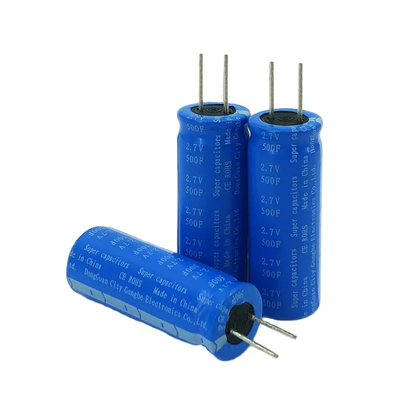 แบตเตอรี่ Supercapacitor 0.25A ที่ใช้งานได้จริงสำหรับเทอร์มินัลเรเดียลการจัดเก็บพลังงานแสงอาทิตย์