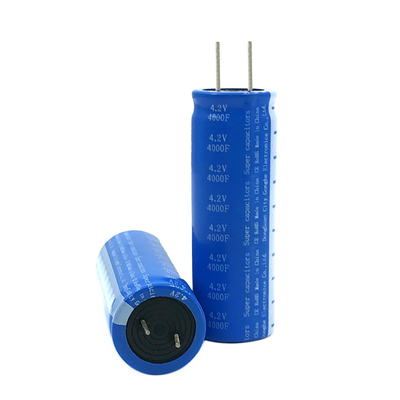 IEC ไฟฟ้า Supercapacitor Cell 4.2V 4000F สำหรับระบบพลังงานแสงอาทิตย์