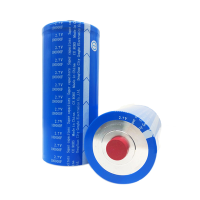 100000F 2.7V Farad Supercapacitor Cell 60x138mm สำหรับการจัดเก็บพลังงาน