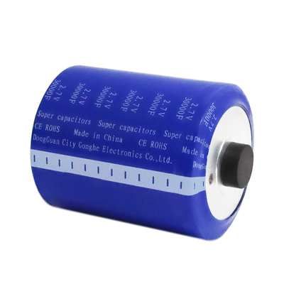 Hybrid Super Capacitor 2.7 V 3000f ตัวยึดพื้นผิวเรเดียลแบบพกพา