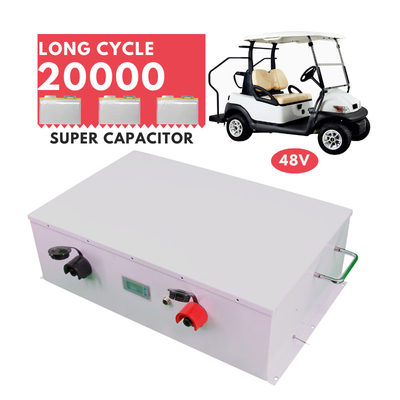 ปรับแต่ง 48v Graphene Super Capacitor Battery สำหรับรถกอล์ฟและ Electric Buggy
