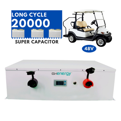 แบตเตอรี่ Graphene Super Capacitor 24V สำหรับโมดูลจัดเก็บรถกอล์ฟ