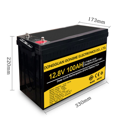 ชุดแบตเตอรี่ลิเธียม LiFePO4 แบบพกพา 12V อเนกประสงค์ 6000 รอบ