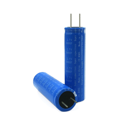 Graphene 2.7V 3000F Supercapacitors 18650 แบตเตอรี่สำหรับการรวบรวมพลังงานแสงอาทิตย์ที่มีอัตราสูง