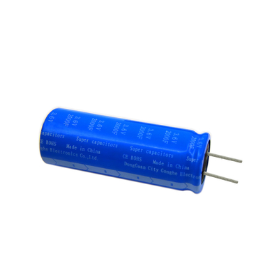 แบตเตอรี่ตัวเก็บประจุฟารัดเรเดียลเลเยอร์ไฟฟ้าคู่ 3.6v 2000f
