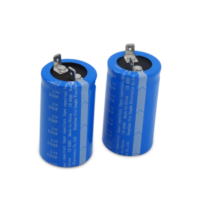Lug 2.7 Volt 500 Farad เปลี่ยนแบตเตอรี่ Super Capacitor ผ่านรู