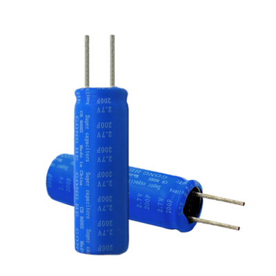 ไม่มีแบตเตอรี่ซุปเปอร์คาปาซิเตอร์ระเบิด ใช้งานได้จริง 2.7V 200F 10x30mm