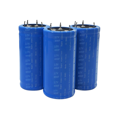 ไม่มีไฟ 2.7V 400F Super Capacitor Battery สำหรับรถยนต์ 35x60Mm Multipurpose