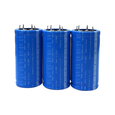 ไม่มีไฟ 2.7V 400F Super Capacitor Battery สำหรับรถยนต์ 35x60Mm Multipurpose