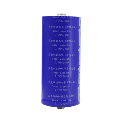 60x136mm Super Capacitor Battery 2.7V 3000F ไม่มีการระเบิดในทางปฏิบัติ