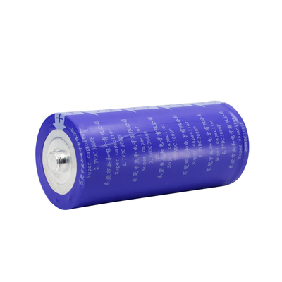60x136mm Super Capacitor Battery 2.7V 3000F ไม่มีการระเบิดในทางปฏิบัติ