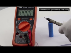 ตัวเก็บประจุฟารัดแบบไฟฟ้าสองชั้นพลังงานสูงเรเดียล 2.7V 3000F